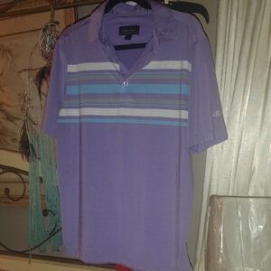 Purple Striped Bobby Jones Men's Shirt